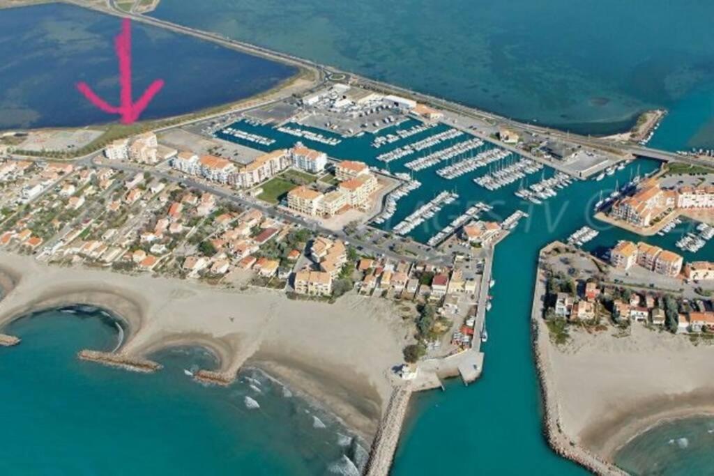 Le Nautica Plage T2 Climatise En Bord De Mer Frontignan Esterno foto
